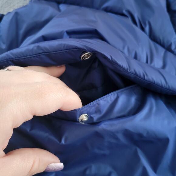 Xersion Blue Oversized Puffer Vest with Pockets, Size L New With Tags, Winter - Picture 7 of 9